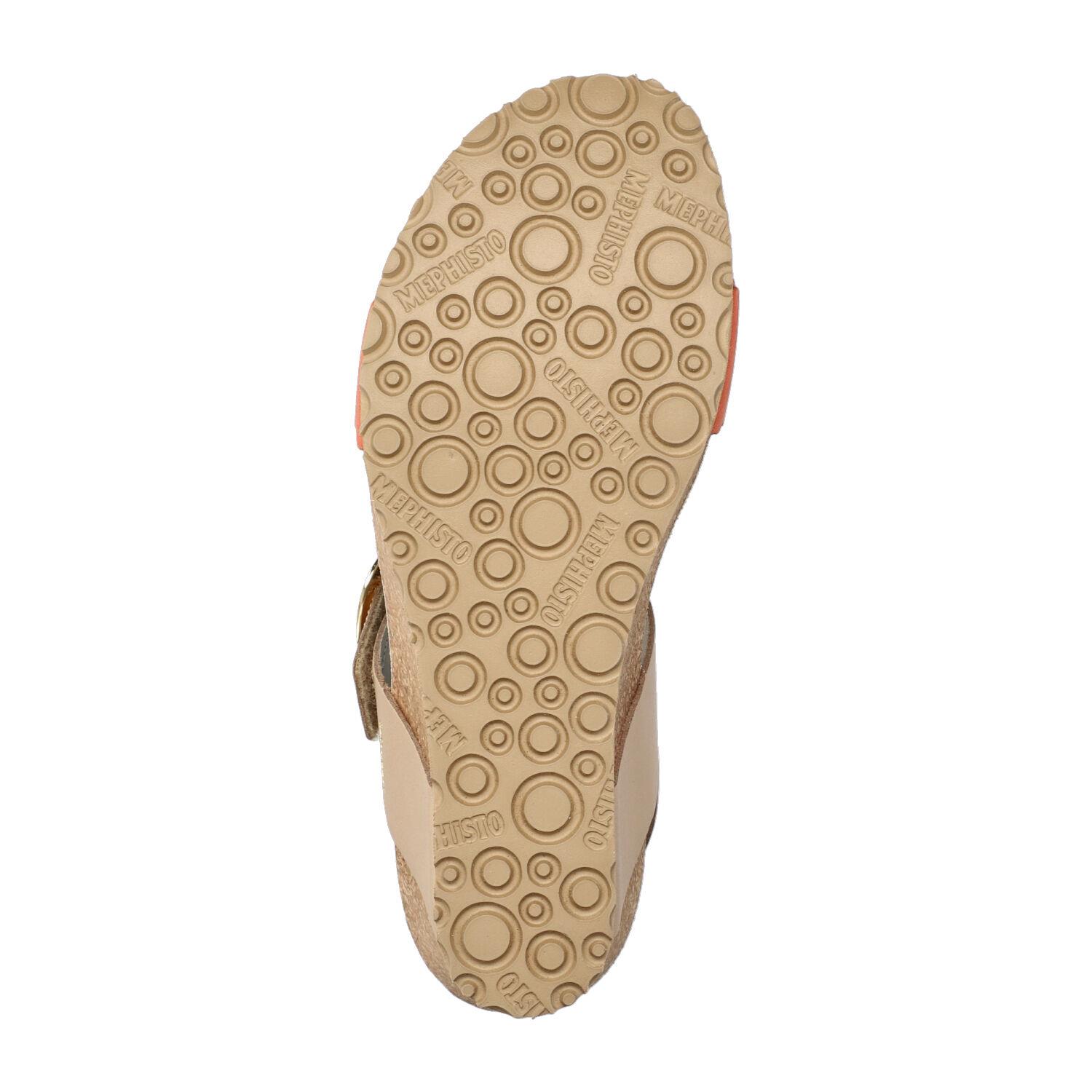 sandales femme modèle Lee Brun chili - Mephisto